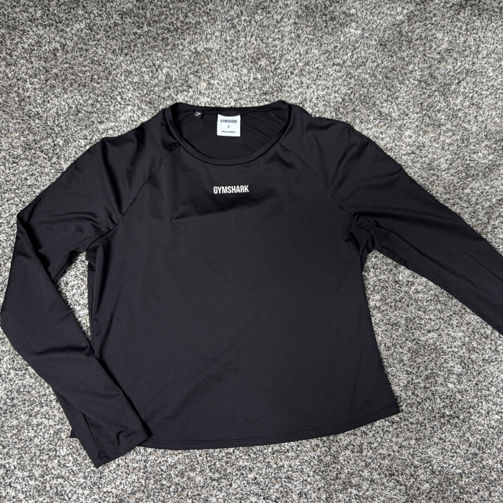 Gymshark Black Long Sleeve Shirt